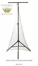 Lighting Stand Scrim - Single Side in White
